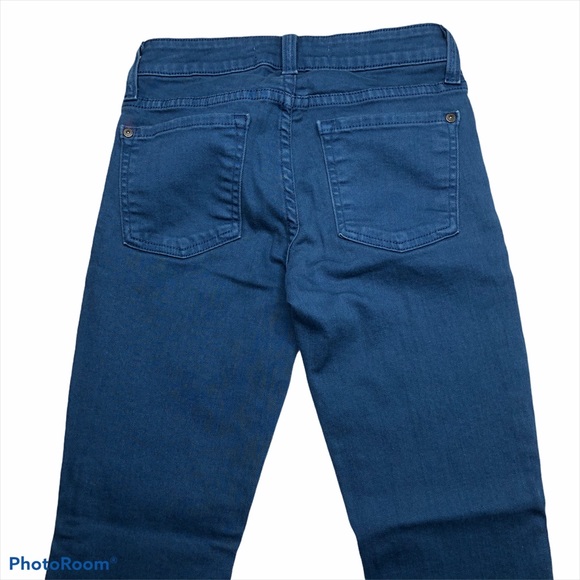 Vince Crop Skinny Ankle Glacier Blue Stretch Jeans - Picture 8 of 16